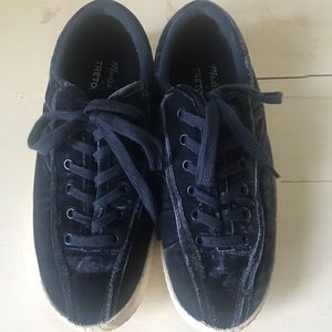 Tretorn/Madewell velvet tennies